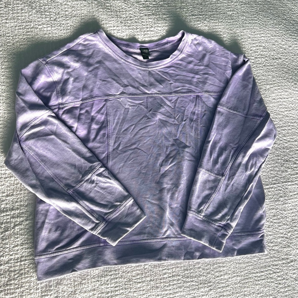 Oversized Lavender Sweatshirtrt